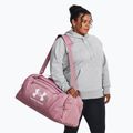 Under Armour Undeniable 5.0 Duffle M 58 l розов еликсир/бяла чанта 8