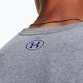 Мъжка тениска Under Armour Big Logo Fill steel light heather/black/royal 4