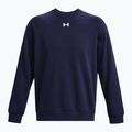 Мъжки суитшърт Under Armour Rival Fleece Crew midnight navy/white 5