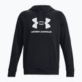 Мъжка качулка Under Armour Rival Fleece Logo HD black/white 4