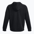 Мъжки суитшърт Under Armour Rival Fleece FZ черен/бял 5