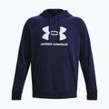 Мъжки суитшърт Under Armour Rival Fleece Logo HD midnight navy/white 5