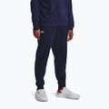 Мъжки панталони за тренировка Under Armour Rival Fleece midnight navy/white