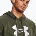 Мъжка качулка Under Armour Rival Fleece Logo HD marine от зелен/бял 3