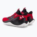 Баскетболни обувки Under Armour Jet'23 червено/черно/бяло 3
