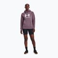 Under Armour дамски суитшърт за тренировки Rival Fleece Big Logo мъгливо лилаво/бяло 2