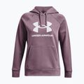 Дамски суитшърт за тренировка Under Armour Rival Fleece Big Logo misty purple/white 5