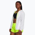 Under Armour Phantom Windbreaker дамско яке за бягане white/high-vis yellow/high-vis yellow