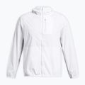 Мъжко яке за бягане Under Armour Phantom Windbreaker white/distant grey/halo grey