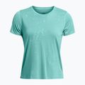 Under Armour Streaker Splatter дамска тениска за бягане радиален тюркоаз/отразителен 3