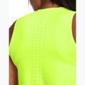 Горнище за бягане за жени Under Armour Laser Tank с висока видимост, жълто/отразително 3