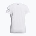 Дамска тренировъчна тениска Under Armour Tech SSV Solid white/black 2