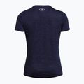 Дамска тренировъчна тениска Under Armour Tech V-Twist midnight navy/white 2