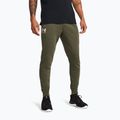 Мъжки панталони Under Armour Rival Terry Jogger marine od green/onyx white