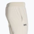 Мъжки спортни панталони Under Armour Stretch Woven Joggers цвят каки/черен панталон 7