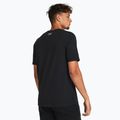 Мъжка тениска Under Armour Boxed Sportstyle black/high vis yellow 2