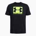 Мъжка тениска Under Armour Boxed Sportstyle black/high vis yellow 3