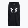 Under Armour Sportstyle Logo черен/бял мъжки потник 3