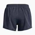Дамски къси панталони за бягане Under Armour Fly By 3" downpour grey / downpour grey / reflective 6