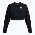 Under Armour дамски суитшърт за тренировки Rival Terry Os Crop Crew черен/бял 3