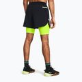 Мъжки къси панталони Under Armour Peak Woven 2in1 black/high vis yellow/high vis yellow 3