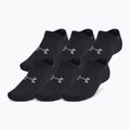 Чорапи за тренировка Under Armour Essential No Show 6 Pack black/black/castlerock