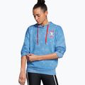 Under Armour Project Rock Underground Terry HD дамска тениска за тренировки viral blue/phoenix fire/white