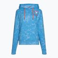 Under Armour Project Rock Underground Terry HD дамска тениска за тренировки viral blue/phoenix fire/white 3