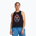 Дамски потник за тренировка Under Armour Project Rock Neon Flame Tank black/black