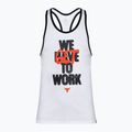 Under Armour Project Rock Get To Work Tank white/black/phoenix fire мъжки потник за тренировка