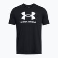 Мъжка тениска Under Armour Sportstyle Logo Update black/white 3