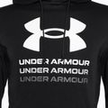 Мъжки суитшърт Under Armour Rival Terry Graphic Hoodie black/castlerock 3