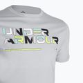 Мъжка тениска Under Armour Colorblock Wordmark mod gray/black 5