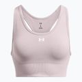 Сутиен за тренировка Under Armour Vanish Seamless Mid Branded tetra grey/white 4