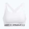 Сутиен за тренировка Under Armour Crossback Mid white/white/black 3