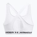 Сутиен за тренировка Under Armour Crossback Mid white/white/black 4