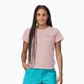 Дамска тениска за трекинг Patagonia P-6 Logo Responsibili-Tee whisker pink