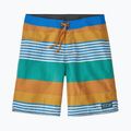 Мъжки шорти за плуване Patagonia Wavefarer Boardshorts fitz stripe/pufferfish gold