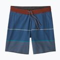 Мъжки шорти за плуване Patagonia Hydropeak Boardshorts olivas stripe/utility blue 3