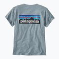 Дамска тениска Patagonia P-6 Logo Responsibili-Tee thermal blue 2