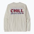 Мъжка блуза с дълъг ръкав Patagonia Chill Responsibili brich white 3