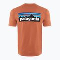 Мъжка тениска Patagonia P-6 Logo Responsibili-Tee trekking shirt redtall rust 2