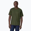 Мъжка тениска за трекинг Patagonia P-6 Logo Responsibili-Tee torrey pine green