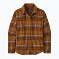 Дамска риза Patagonia Fjord Flannel happy camper/shelter brown 4