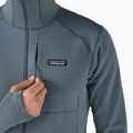 Мъжко софтшел яке Patagonia R1 Hybrid Pullover utility blue 7