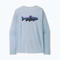 Мъжка риза Patagonia Cap Cool Daily Graphic Shirt-Waters fitz roy trout/fleck blue longsleeve 4