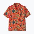Мъжка тениска Patagonia Tidal Threads Camp wrasse/pollinator orange 4
