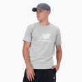 Мъжка тениска New Balance Stacked Logo athletic grey