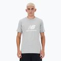 Мъжка тениска New Balance Stacked Logo athletic grey 3