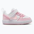 Детски обувки Nike Court Borough Low Recraft white/pink foam